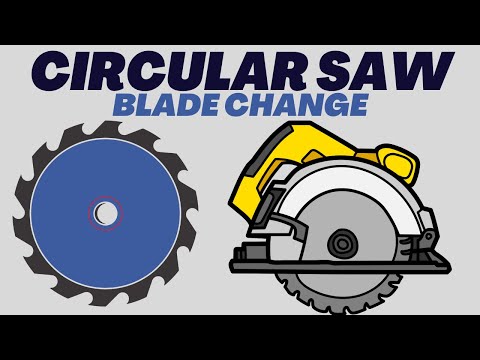 DeWalt Circular Saw Blade Change (English). See Description for Spanish Link
