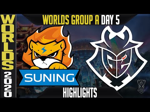 SN vs G2 Highlights | Worlds 2020 Group A Day 5 - LoL World Championship | Suning vs G2 Esports