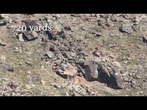 Amazing bullet vapor trails!! Long range rock chuck hunting