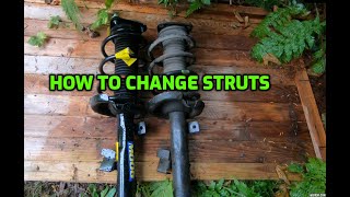 HOW TO CHANGE STRUTS (MAZDA 5, MAZDA 3)