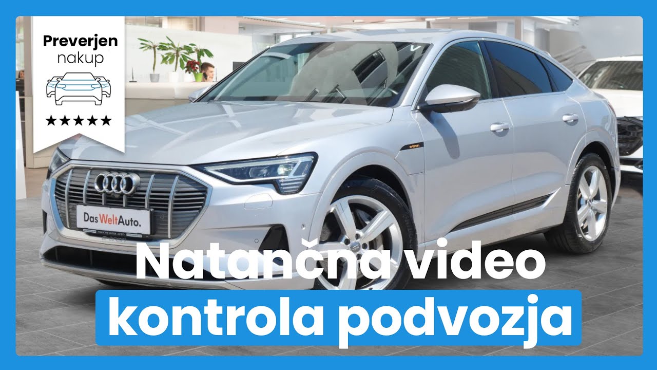 Audi e-tron Sportback 50 quattro 71 kWh - VL. NAPRAVA - SLO