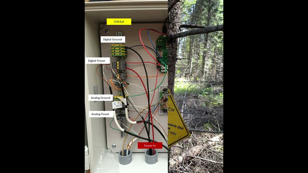 Forest Ecosystem Sensor Site Install