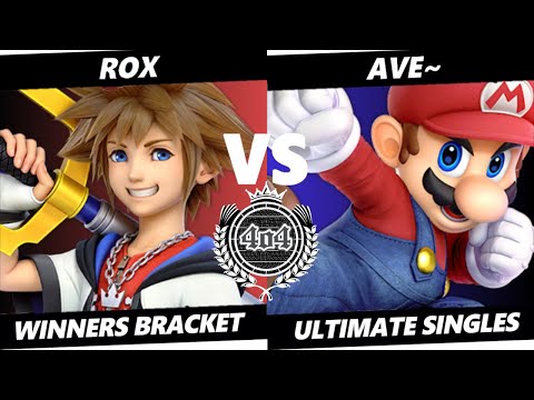 4o4 Smash Night 37 - UNG| Rox (Sora) vs VA| Ave~ (Mario) - Winners Round 2