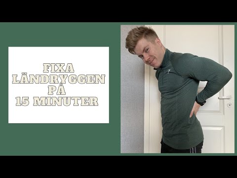 FIXA LÄNDRYGGEN PÅ 15 MINUTER | 5 ÖVNINGAR