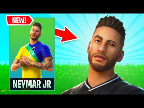 NEW NEYMAR JR Skin Gameplay in FORTNITE!