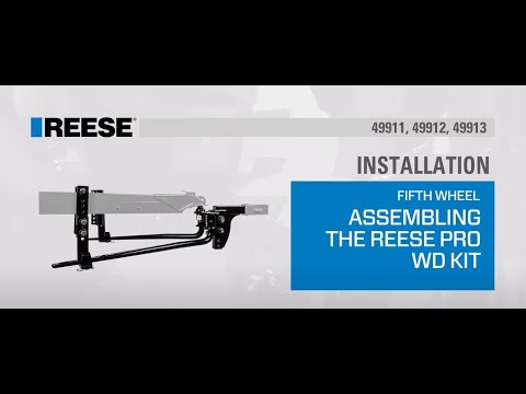 HOW TO INSTALL: REESE® Pro Weight Distribution System - Part Numbers: [ 49911, 49912, 49913]