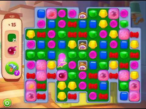 Homescapes Level 421 - No Boosters (by match3news.com)