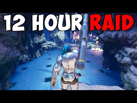 How We Raided A FULLY BUILT Hard Underwater Cave - Ark Small Tribes