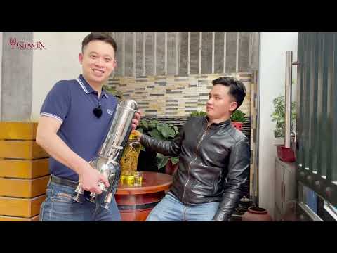 Lão hoá được cả rượu, bia, nước hoa quả, nước lọc chỉ với Gipwin 