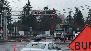 TriMet WES Arriving at Hall/Nimbus