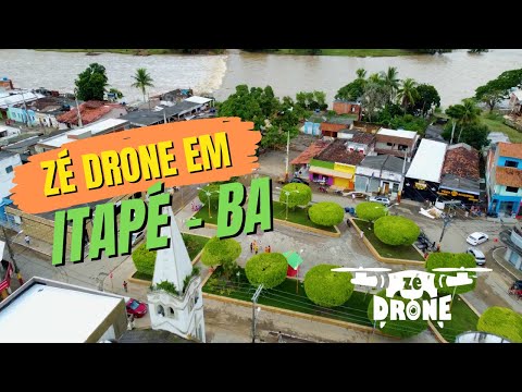 DRONE REGISTRA IMAGENS APÓS ENCHENTES EM ITAPÉ SUL DA BAHIA