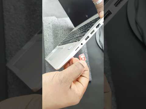 💢 Inserting SIM card in HP Elitebook 840 G5 || #shorts #shortvideo #youtubeshorts