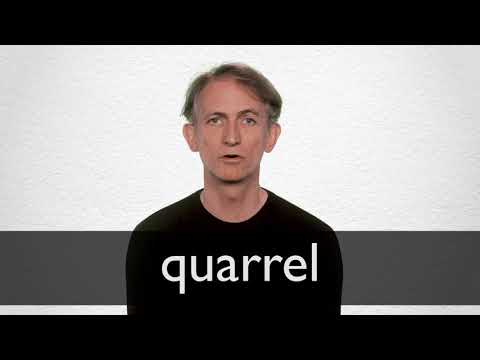 How to pronounce QUARREL in British English