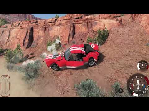 Crashes in the desert #1. A BeamNG.drive movie