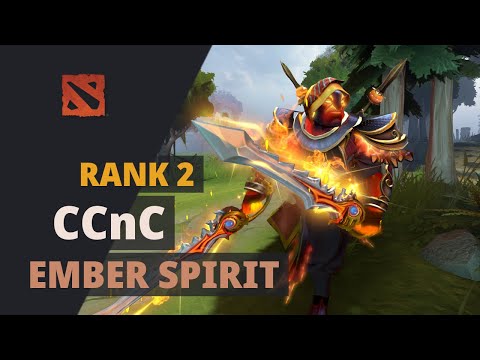 CCnC (Rank 2) plays Ember Spirit Dota 2 Full Game