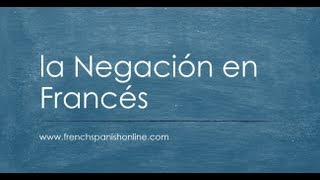 La negación en Francés