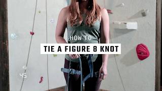 How to Tie a Figure 8 Knot? Basic Belaying Knot - BeAlive in 45