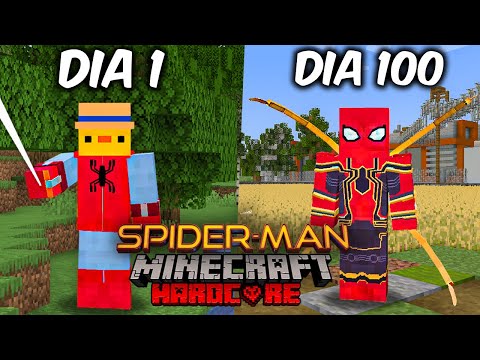 Bauers - 🕷 I SURVIVED 100 DAYS as SPIDER-MAN No Return Home in MINECRAFT HARDCORE (NO SPOILERS)