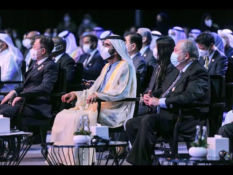 His Highness Sheikh Mohammed bin Rashid Al Maktoum - Mohammed bin Rashid attends the Abu Dhabi Sustainability Week opening ceremony at Expo 2020 Dubai