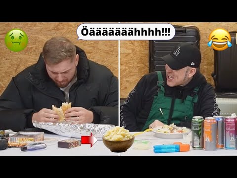 Monte forces Trymac's sauerkraut to try 🤢👀😂