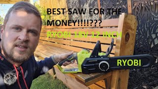 YOU SHOULD BUY THIS CHAINSAW!!!! RYOBI 18v 12 inch chaninsaw (australian review)