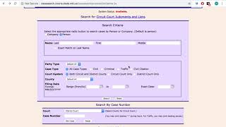 Maryland Judiciary Case Search