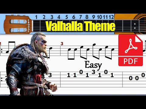 Assassins Creed Valhalla Theme Guitar Tab
