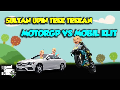 Sultan Upin Trek Trekan, Balap Mobil Vs Motor Ipin Senang - GTA V Upin Ipin Episode Terbaru 565