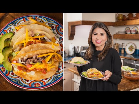 COOK DINNER WITH ME: Simple Ground Beef & Potato Tacos/Plus Homemade Salsa