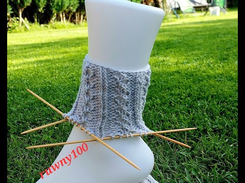 1005**Ajourmuster* Sockenmuster*Bündchenmuster *stricken für Anfänger ** knitting pattern Tutorial