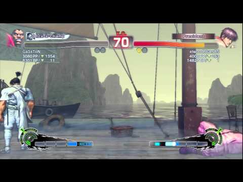 SSF4AE PSN Ranked  elwoodblues85 (Guy) vs. GaSsToN (Balrog) [HD]