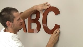 How to Hang Wood Letters for Signs