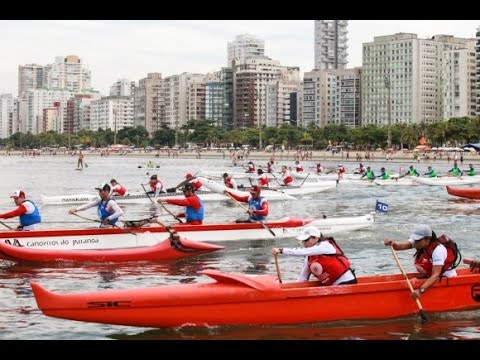 14ª Desafio Volta à Ilha de Santo Amaro de Canoa Havaiana quebra recordes!