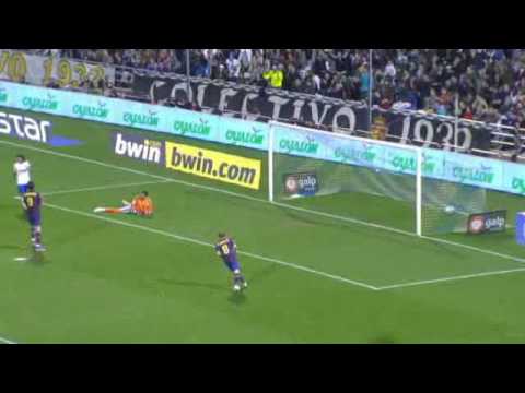 Real Zaragoza Vs FC Barcelona : La Liga : 21/02/10