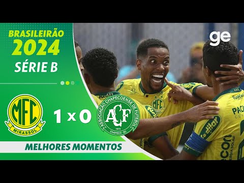 Gols e lances de Mirassol x Chapecoense