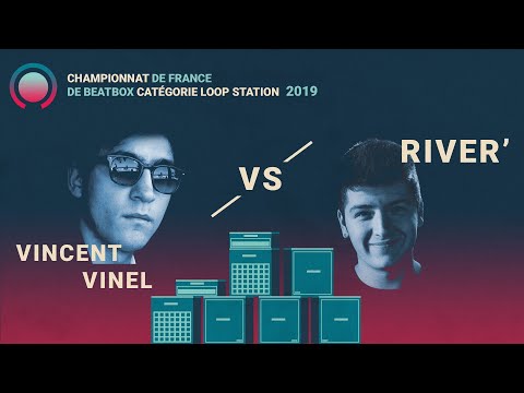 VINCENT VINEL VS RIVER' Quart de Finale Loopstation Championnat de France de Beatbox 2019