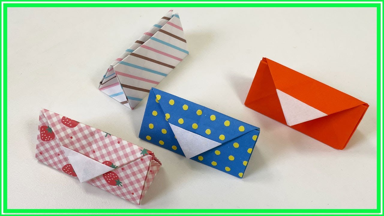 「三角ギフトボックス」の折り方【簡単で可愛い】【字幕解説あり】