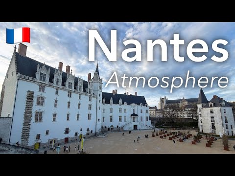 🇫🇷 Прогулка по Нанту и Атмосфера Города в 4K | Франция