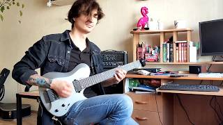 Video thumbnail for Modern headless Kiesel Zeus seven string guitar groove (by Einar) by Гитарист Аглетдинов Эйнар