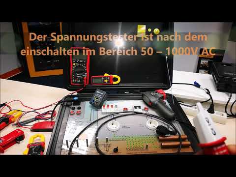 Berührungsloser Spannungsprüfer Spannungstester NCV 1040 einpoliger Spannungsprüfer + Magnetfeldtest