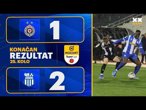 MBSLS 2025/26 - 25.Kolo: PARTIZAN – OFK BEOGRAD 1:2 (1:1)