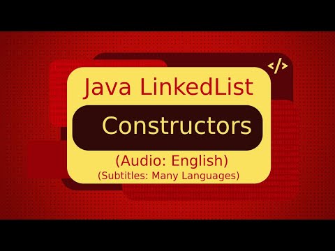 Java Linkedlist Constructors Java Collections Tutorial Java Tutorial