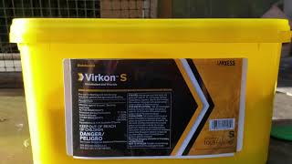 Disinfect your loft with Virkon S. Great product, handle with care.