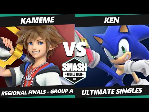 SWT East Asia Group B - Ken (Sonic) Vs. Kameme (Sora) Smash Ultimate Tournament