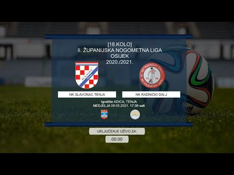 ▶[UŽIVO]⚽️NK SLAVONAC 🆚 NK RADNIČKI DALJ 🥇[18.KOLO]🏆[2.ŽNL]📅[09.05.2021.]