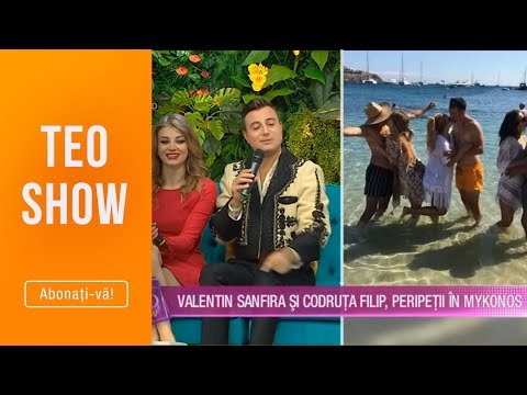 Teo Show (27.09.2019) - Valentin Sanfira si Codruta Filip, peripetii in Mykonos!