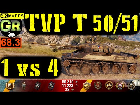 68_World of Tanks TVP T 50/51 WoT Replay - 11 Kills 5.9K DMG(Patch 1.4.0)