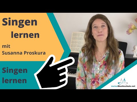 Singen lernen mit Susanna Proskura  - das Vorstellungsvideo zum Kurs