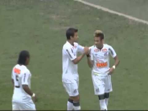 Santos 2 x 0 Vasco - Gol Neymar Brasileirão 2011