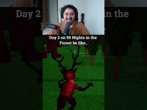 QUANDO VOCÊ JOGA 99 NOITES NA FLORESTA PELA PRIMEIRA VEZ! #roblox #99noitesnafloresta
